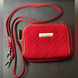Vera Bradley Cross Body Wallet Red